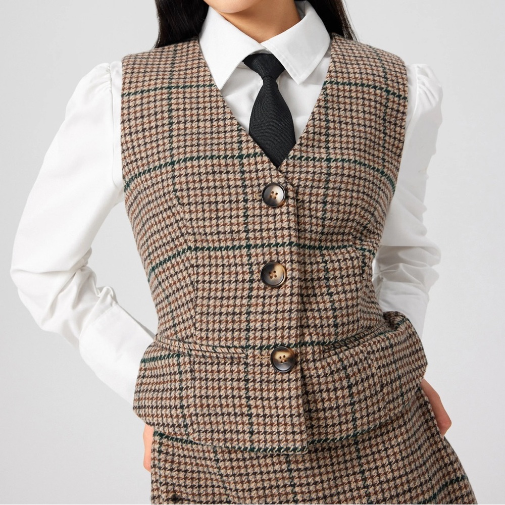 NWT Tweed Vest (XL/10)